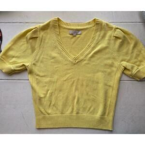 Short Sleeve Knit Sweater Springtime Cottagecore Preppy Colorful Collegiate